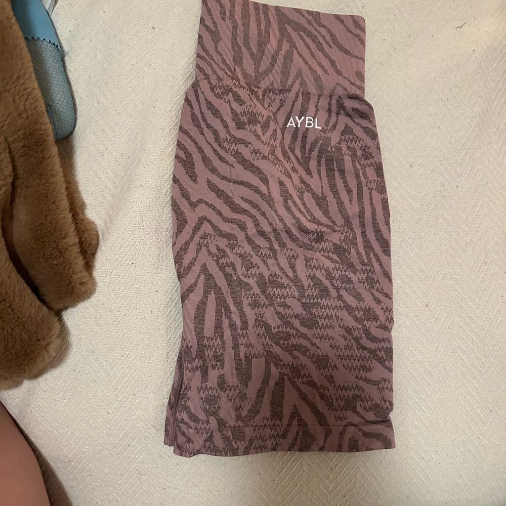 AYBL Zebra Print Workout Shorts